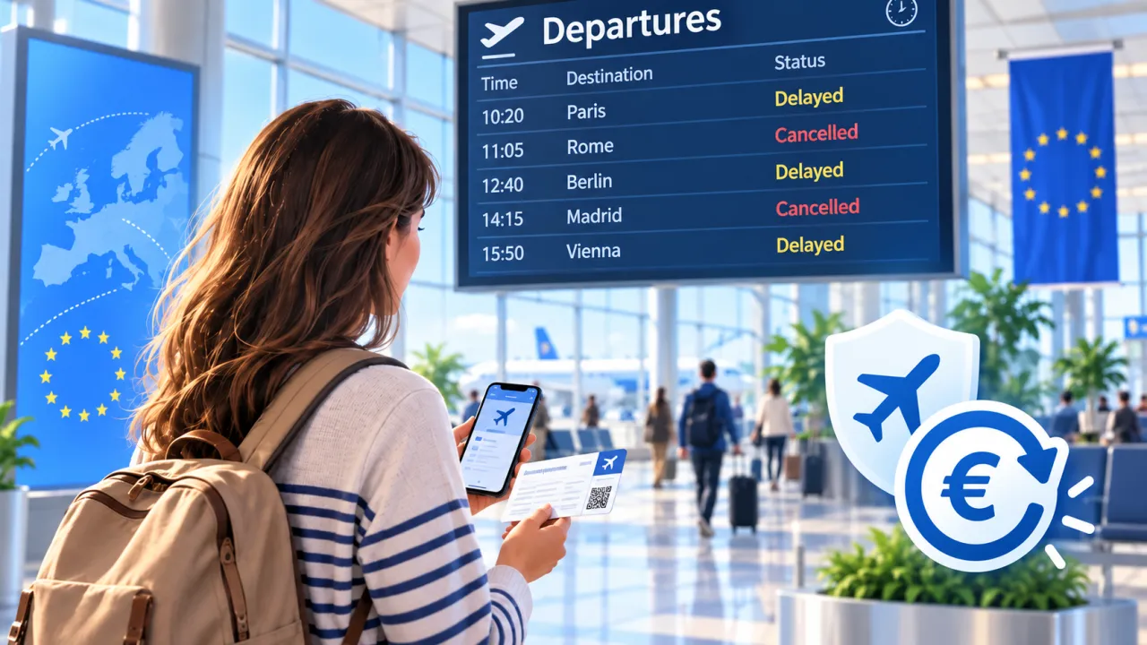 Flight Delayed or Cancelled? Your Compensation Rights in the UK and EU